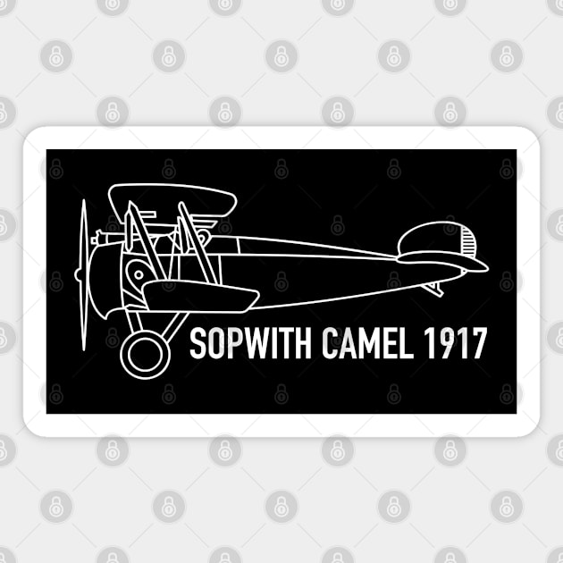 Sopwith Camel British First World War Fighter Aircraft Magnet by Battlefields